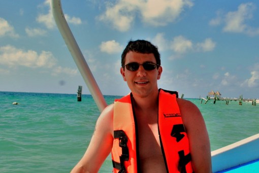 nathan on boat nathan on boat